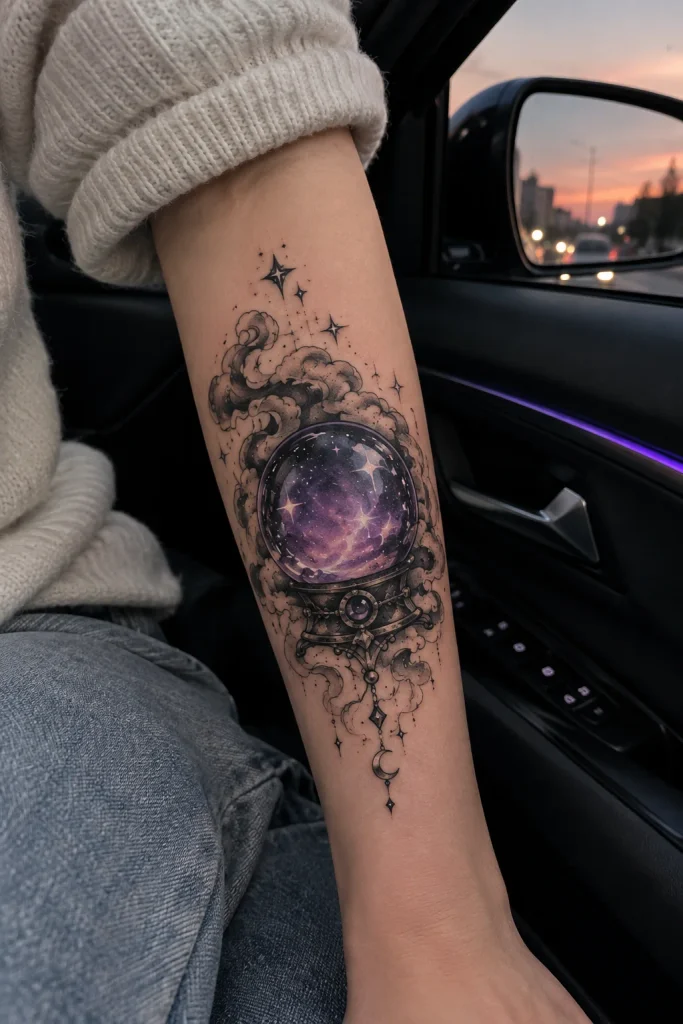 Crystal Ball Tattoo