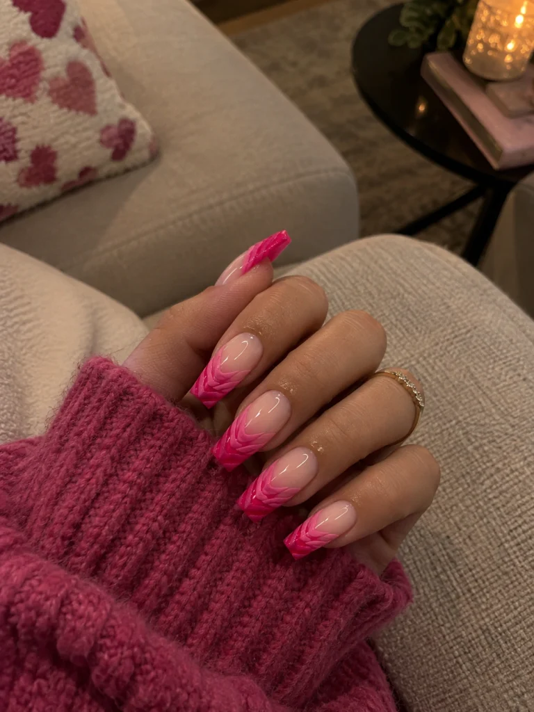 Full Gradient Sweater Nail Set