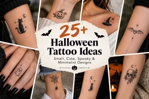 Halloween Tattoo Ideas Small, Cute, Spooky & Minimalist