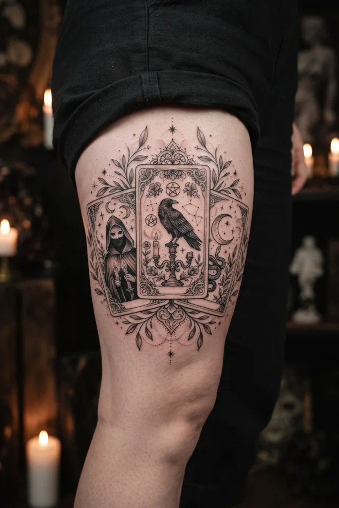 Tarot Card Tattoo
