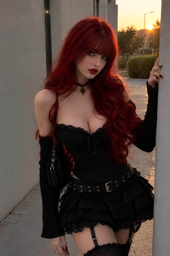 Fiery Red Hair for Halloween