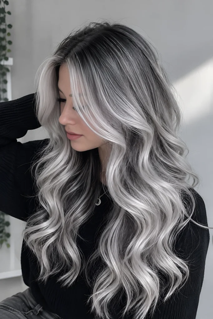 Ghostly Silver & White Hair