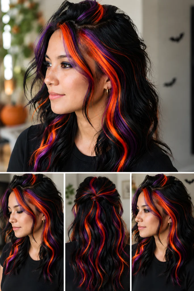 Halloween Hair Color Ideas for Black Hair