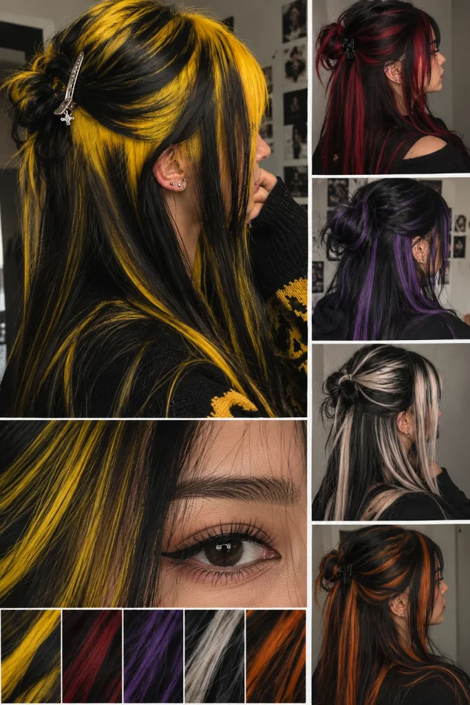 Halloween Hair Color Ideas for Dark Hair