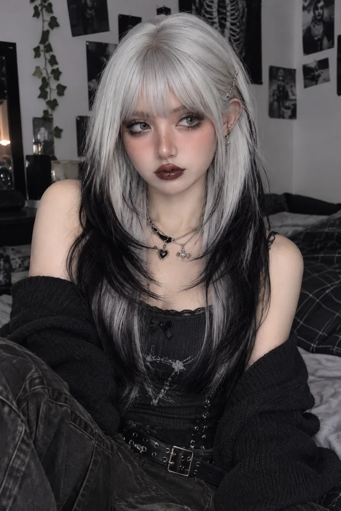 Spooky Black-to-Gray Ombre