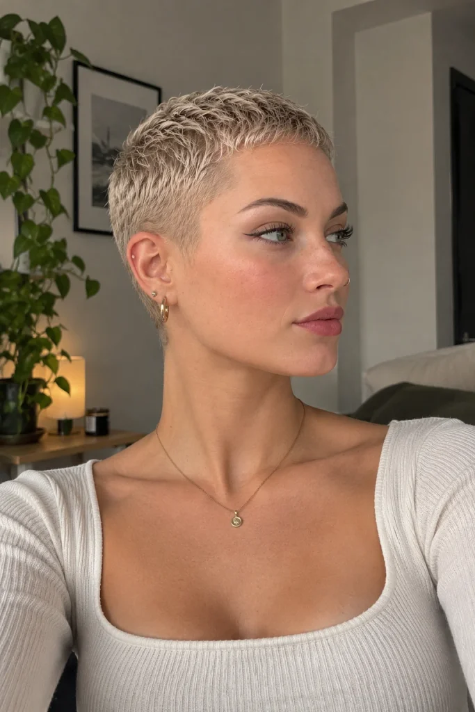 Textured Crop Pixie hair