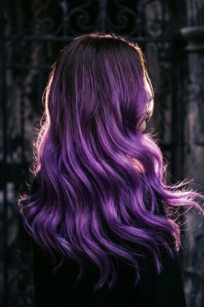 Vivid Purple Ombre