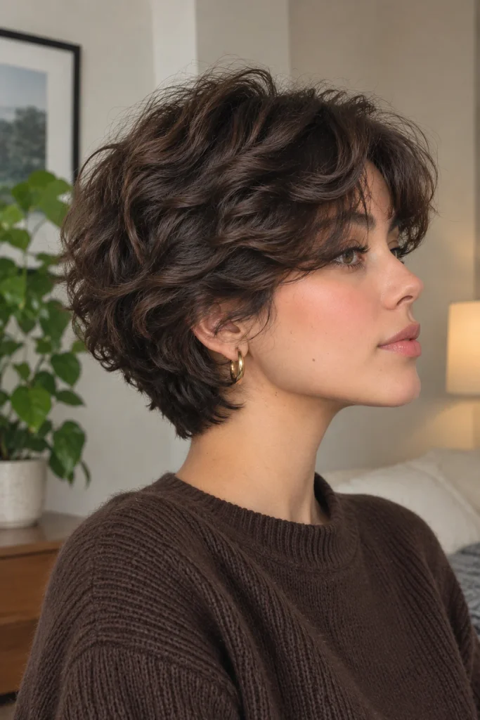 Wavy Pixie Cut hair