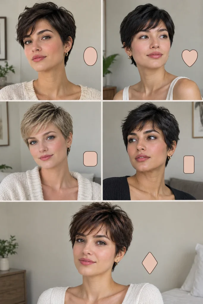 Which Feminine Pixie Cut Is Best for Your Face Shape?
